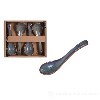 Set 4 cucchiai Stone cm 14x5x3