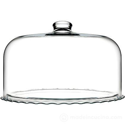 Piatto maxi con cupola in vetro trasparente Patisserie cm 35,5