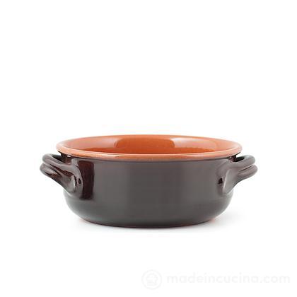 Casseruola a due manici in terracotta