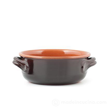 Casseruola a due manici in terracotta