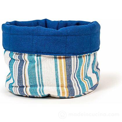 Cestino porta pane in cotone e poliestere Coastal Vibes cm 16