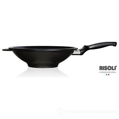 Padella wok in alluminio pressofuso