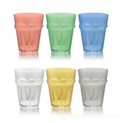 Set 6 bicchieri acqua colorati Floyd