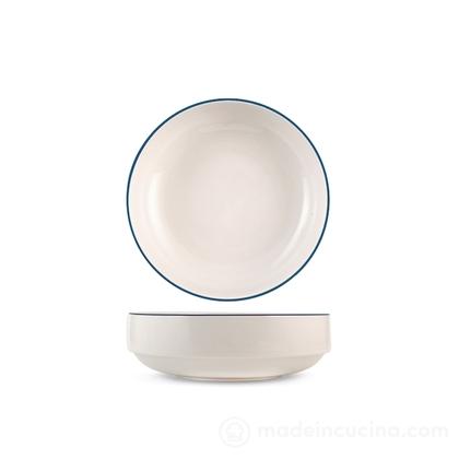Set 6 piatti pasta bowl in porcellana Essence Blue cm 23