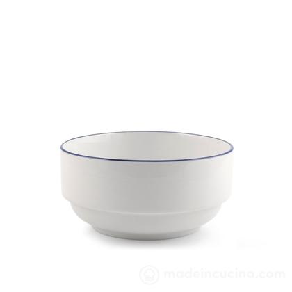 Set 6 coppette in porcellana Essence Blue cm 15