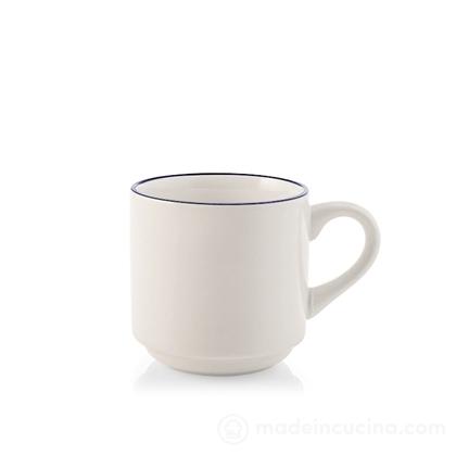 Set 6 tazze mug in porcellana Essence Blue cc 300