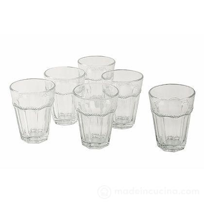 Set 6 bicchieri acqua trasparenti Floyd