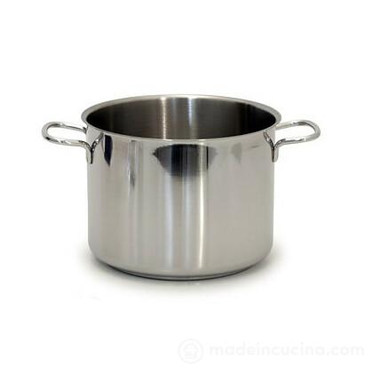Pentola a due maniglie in acciaio inox