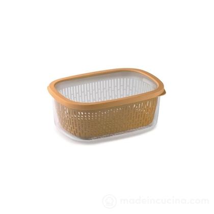 Contenitore per alimenti con cestello Aroma Keeper senape 4 litri