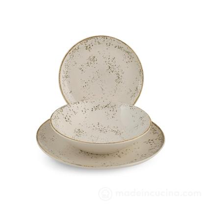 Servizio piatti in stoneware 18 pezzi Planet
