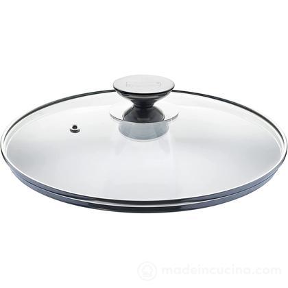 Coperchio in vetro e acciaio