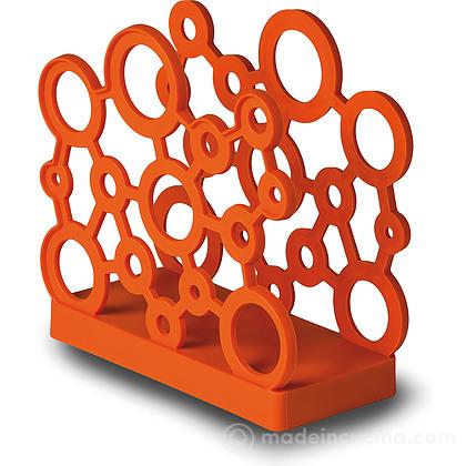 Porta tovaglioli in plastica 100% riciclabile rosso