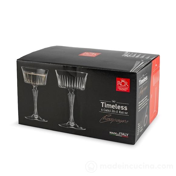 Set 6 coppe champagne Timeless cl 26