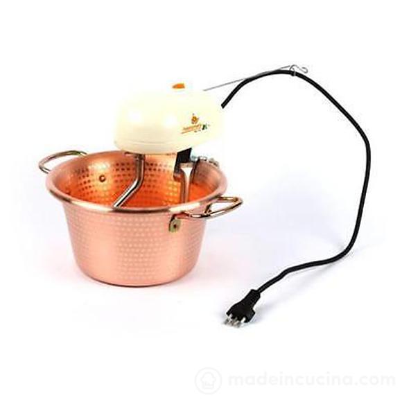 Paiolo in rame con motore Polentamatic