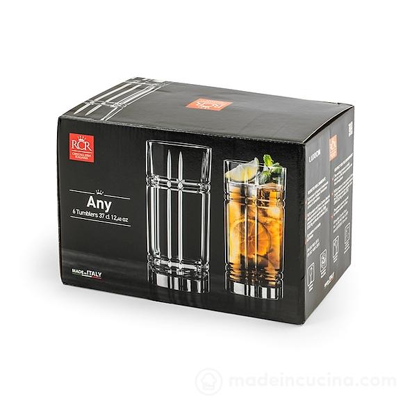 Set 6 bicchieri Highball bibita Any cl 37