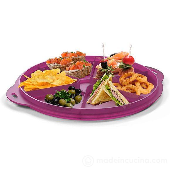 Porta torta Trendy viola