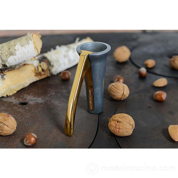 Schiaccianoci Drosselmeyer zinco grezzo e oro