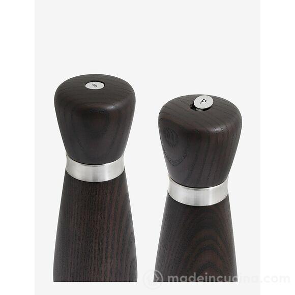 Macina per sale e pepe in legno di frassino Kyoto cm 17