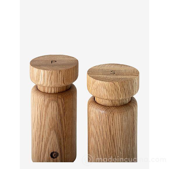 Set macina sale e pepe in legno di faggio Helsinki cm 13,5