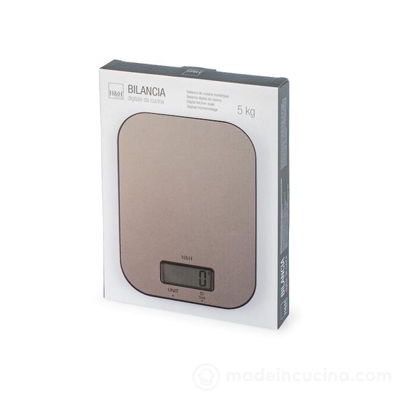 Bilancia da cucina digitale grigio 5 kg