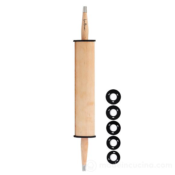 Mattarello girevole con spessori regolabili Iginio Massari