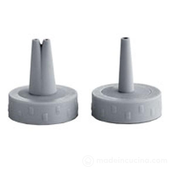 Biberon con 3 beccucci in silicone Iginio Massari