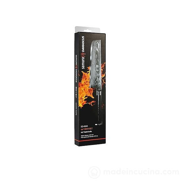 Coltello da cucina professionale Damascus Nakiri cm 16,5