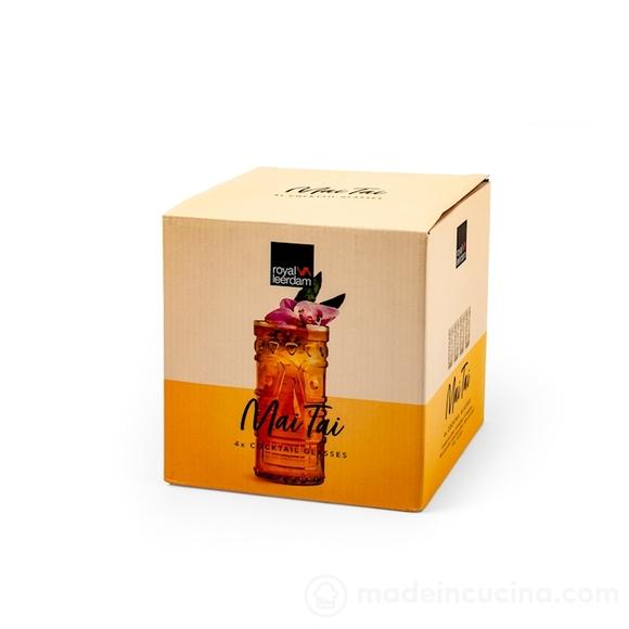 Set 4 bicchieri in vetro Mai Tai cl 49
