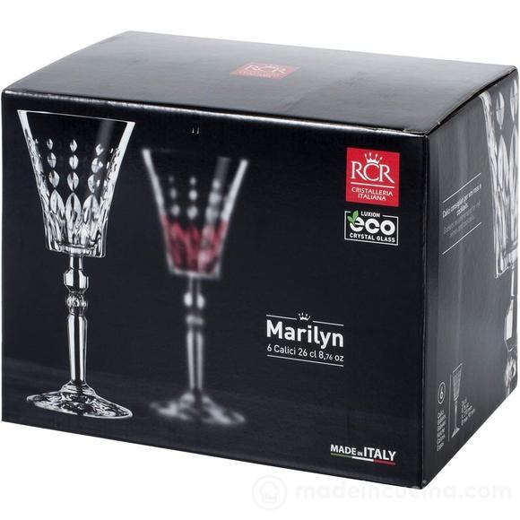 Set 6 calici Marilyn cl 26