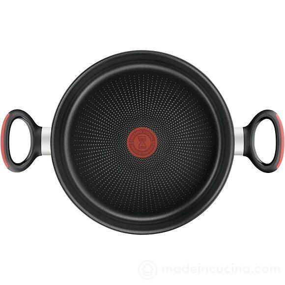 Casseruola con coperchio Linea Rossa cm 24