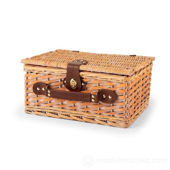 Cestino Picnic 2 persone tartan cm 36x26x16