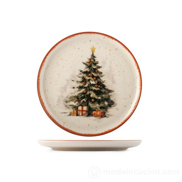 Servizio piatti in stoneware 18 pezzi Nordic Santa Express