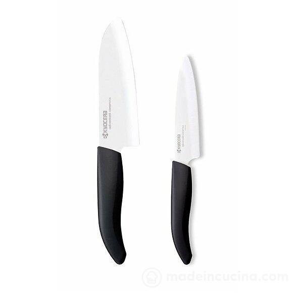 Set blocco KBRDBK e 2 coltelli 110-140 mm Gen White