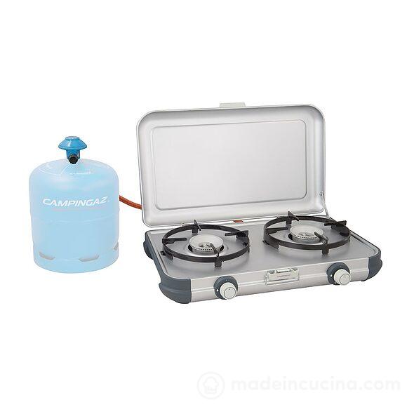 Fornello da campeggio a gas a due fuochi Camping Kitchen 2