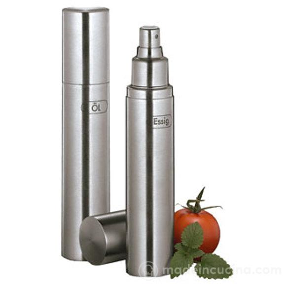 Set spruzza aceto e dosa olio in acciaio inox