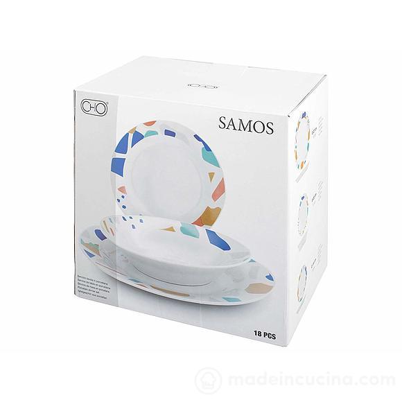 Servizio di piatti 18 pezzi Samos