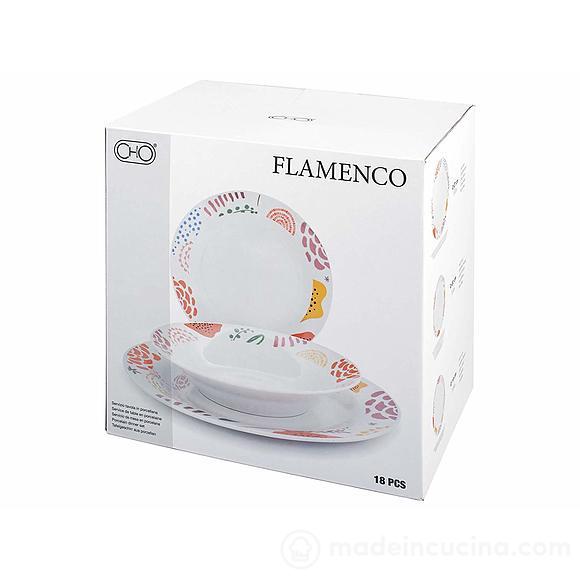 Servizio di piatti 18 pezzi Flamenco
