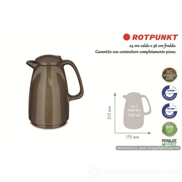 Caraffa termica Rotpunkt marrone lt 0,5