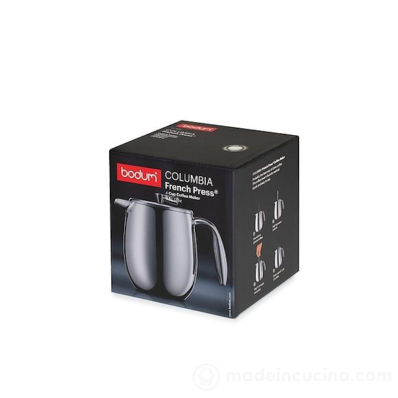 Caffettiera teiera a doppia parete inox Columbia