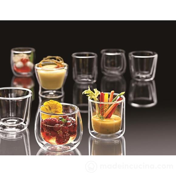 Set 2 bicchieri termici a doppia parete Ametista cl 11