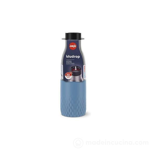 Bottiglia termica BluDrop Quick Press azzurro 0,5 litri