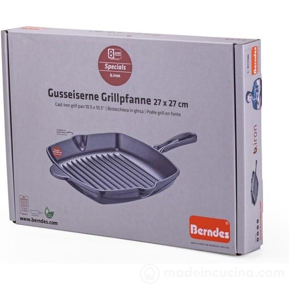 Bistecchiera in ghisa B.Iron Black cm 27