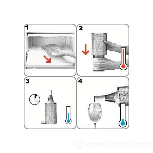 Portabottiglie raffreddante vino