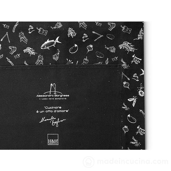 Grembiule da cucina in cotone Alessandro Borghese