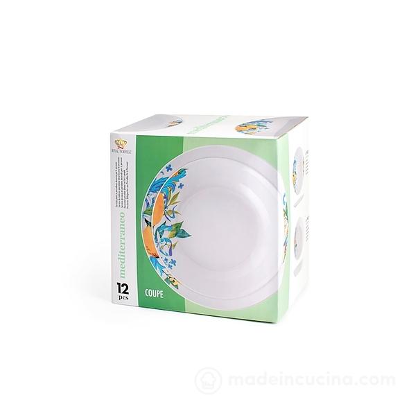 Servizio di piatti 12 pezzi Mediterraneo