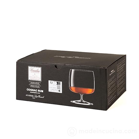 Set 6 calici Vinalia Cognac Rum cl 50