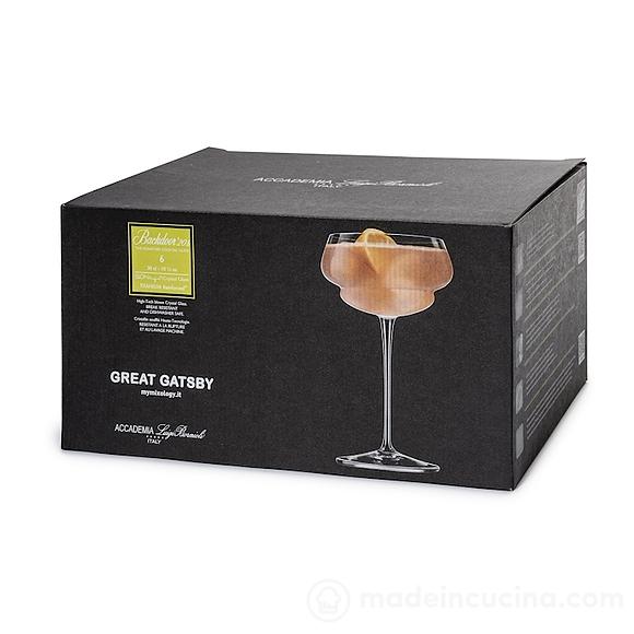 Set 6 calici Backdoor'20s Great Gatsby